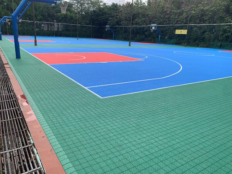 pp interlock basketball floor surface